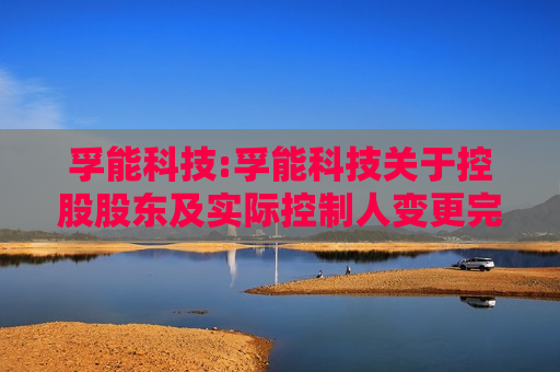 孚能科技:孚能科技关于控股股东及实际控制人变更完成的提示性公告