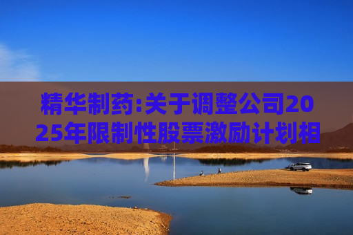 精华制药:关于调整公司2025年限制性股票激励计划相关事项的公告