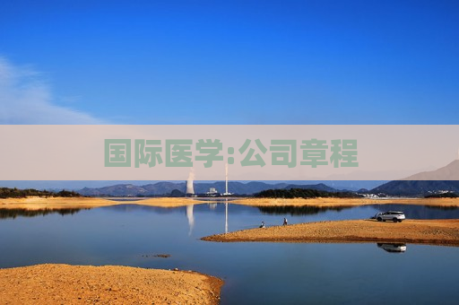 国际医学:公司章程