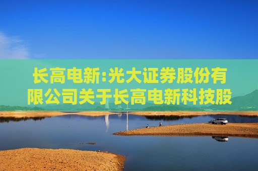 长高电新:光大证券股份有限公司关于长高电新科技股份公司增加金洲生产基地三期项目投资规模的核查意见