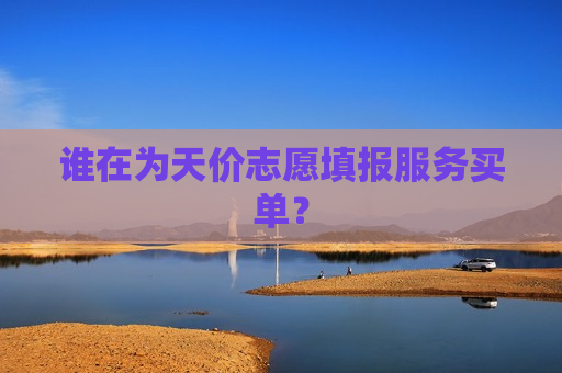 谁在为天价志愿填报服务买单？