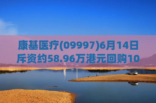 康基医疗(09997)6月14日斥资约58.96万港元回购10万股