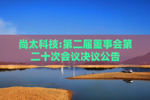 尚太科技:第二届董事会第二十次会议决议公告
