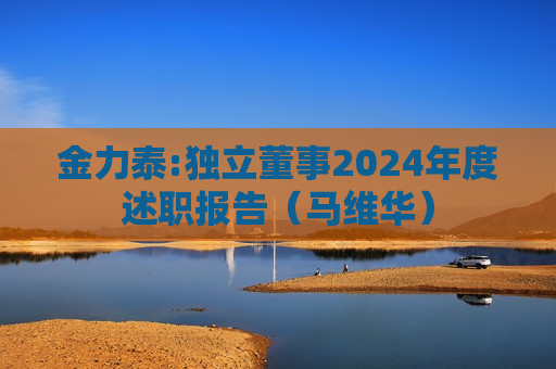 金力泰:独立董事2024年度述职报告（马维华）