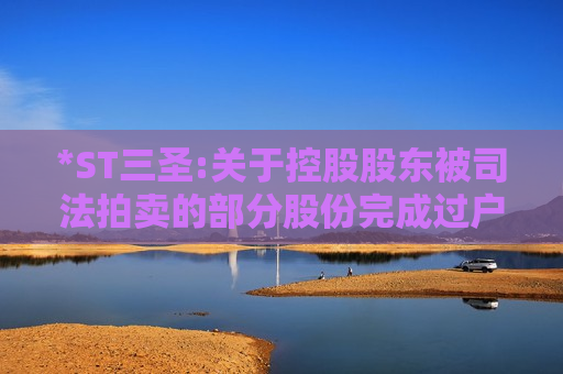*ST三圣:关于控股股东被司法拍卖的部分股份完成过户暨被动减持的公告
