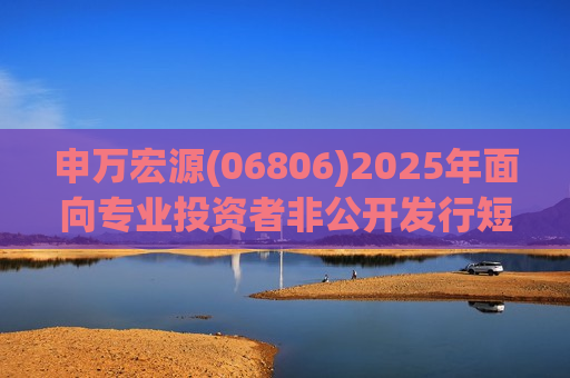 申万宏源(06806)2025年面向专业投资者非公开发行短期公司债券(第四期)在深交所挂牌转让