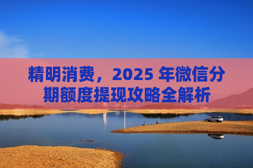 精明消费，2025 年微信分期额度提现攻略全解析