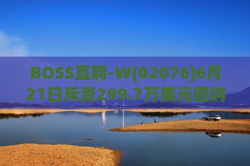 BOSS直聘-W(02076)6月21日斥资299.7万美元回购29.8万股