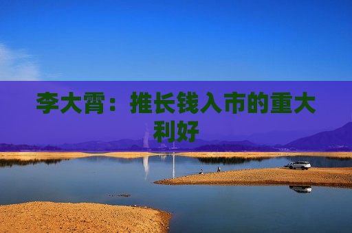 李大霄：推长钱入市的重大利好