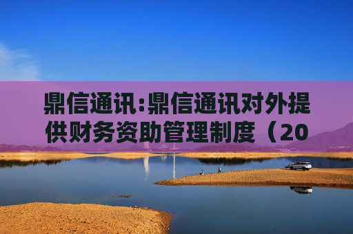 鼎信通讯:鼎信通讯对外提供财务资助管理制度（2025年8月）