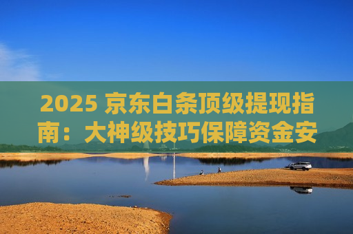 2025 京东白条顶级提现指南：大神级技巧保障资金安全兑现