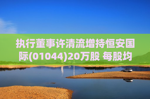 执行董事许清流增持恒安国际(01044)20万股 每股均价约25.35港元