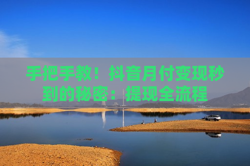 手把手教！抖音月付变现秒到的秘密：提现全流程