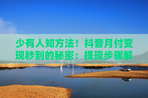 少有人知方法！抖音月付变现秒到的秘密：提现步骤解析