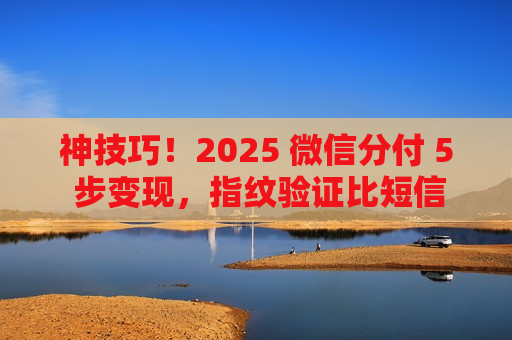 神技巧！2025 微信分付 5 步变现，指纹验证比短信快 5 秒​