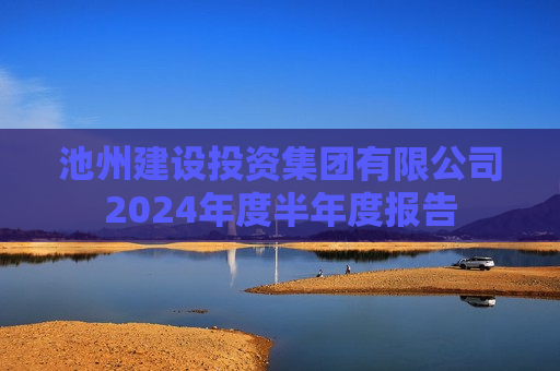 池州建设投资集团有限公司2024年度半年度报告