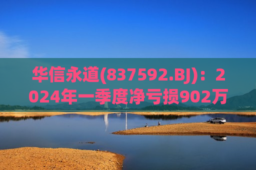 华信永道(837592.BJ)：2024年一季度净亏损902万元，亏损同比减少43.88%