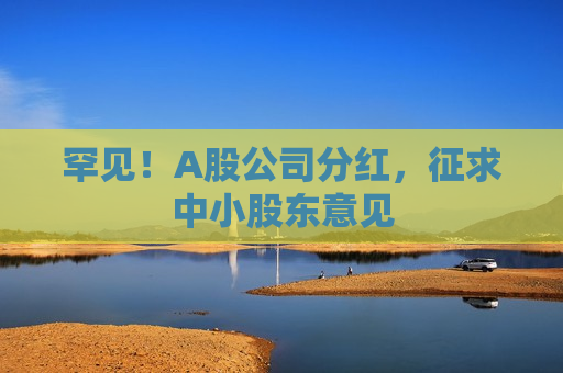 罕见！A股公司分红，征求中小股东意见