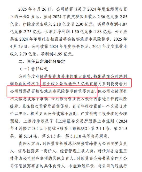 听花酒破罐子破摔：二次不鸟上交所监管函，上交所只能公开谴责！亏损+营业收入不到 3亿退市只剩一步